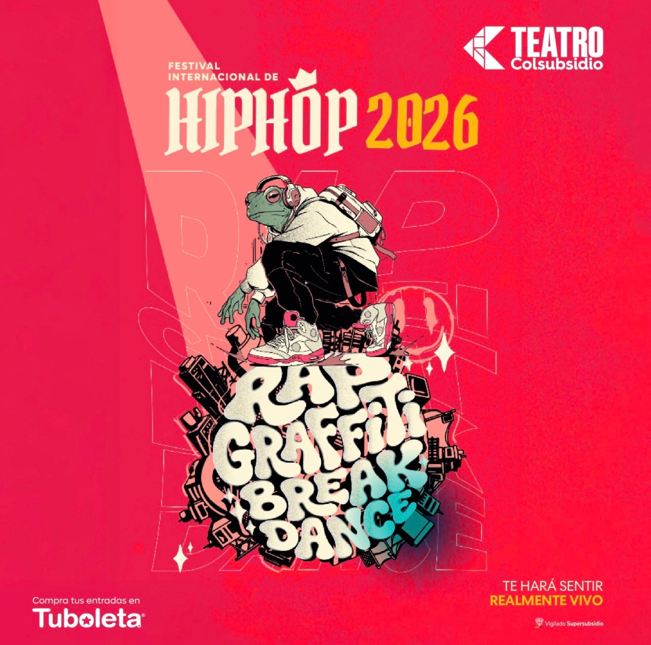 La Etnnia, Rxnde Akozta y Yoky Barrios lideran el Festival Internacional de Hip Hop en Bogotá