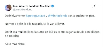 Juan Alberto Londoño, exviceministro de