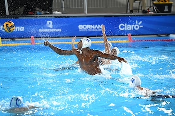 SANTO DOMINGO (REPÚBLICA DOMINICANA)
Guatemala y Cuba en el Partido de Polo Acuático, en los XXV Juegos Centroamericanos y del Caribe 2026, 20 de Julio del 2026 en Santo Domingo, República Dominicana. JCC2026/Ernesto Beltre