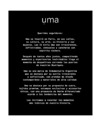 La comunicación de Uma en