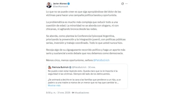 El descargo de Javier Alonso,