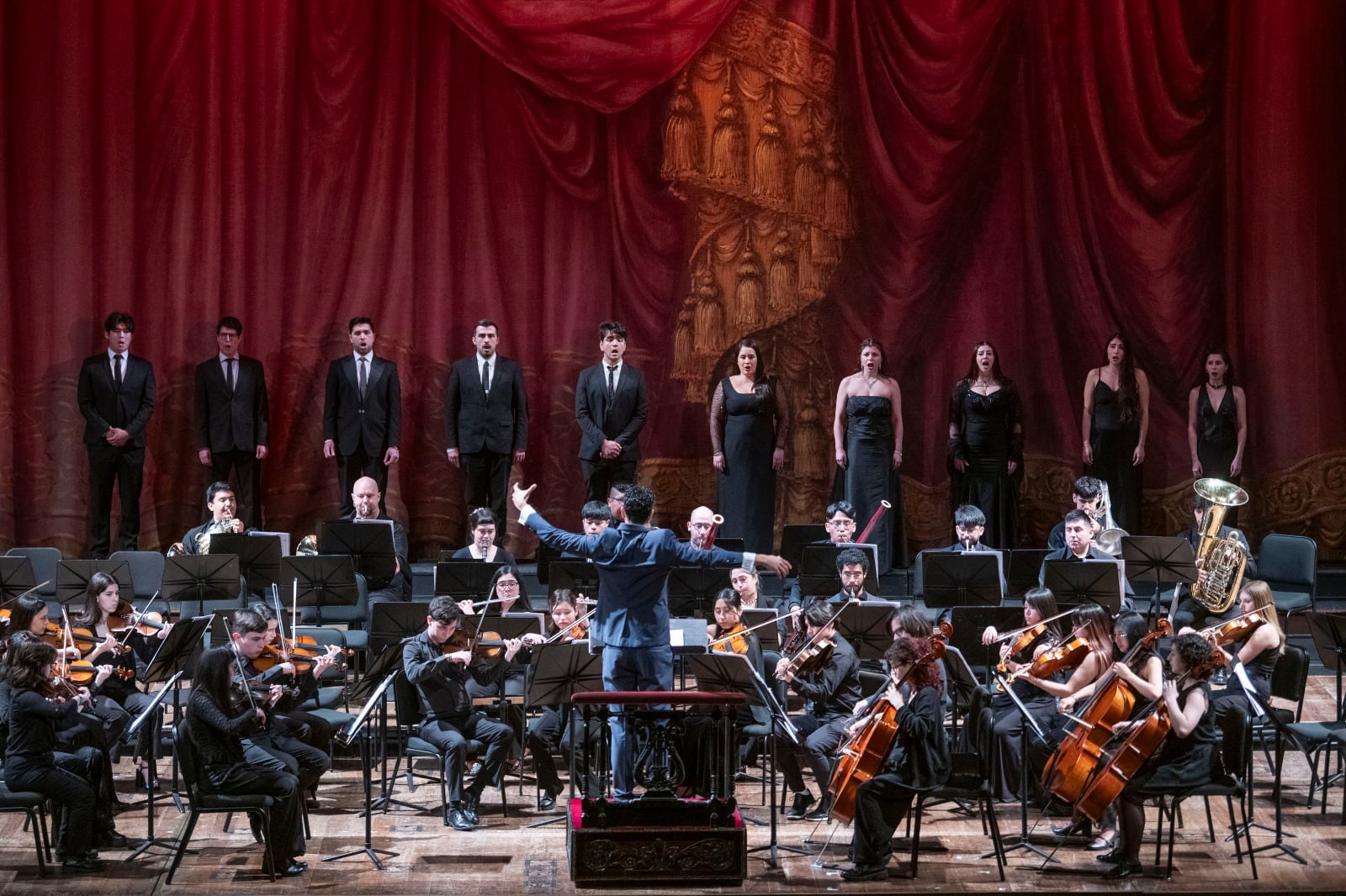 La Orquesta TAM que reúne a los estudiantes más avanzados (Foto: Teatro Colón)