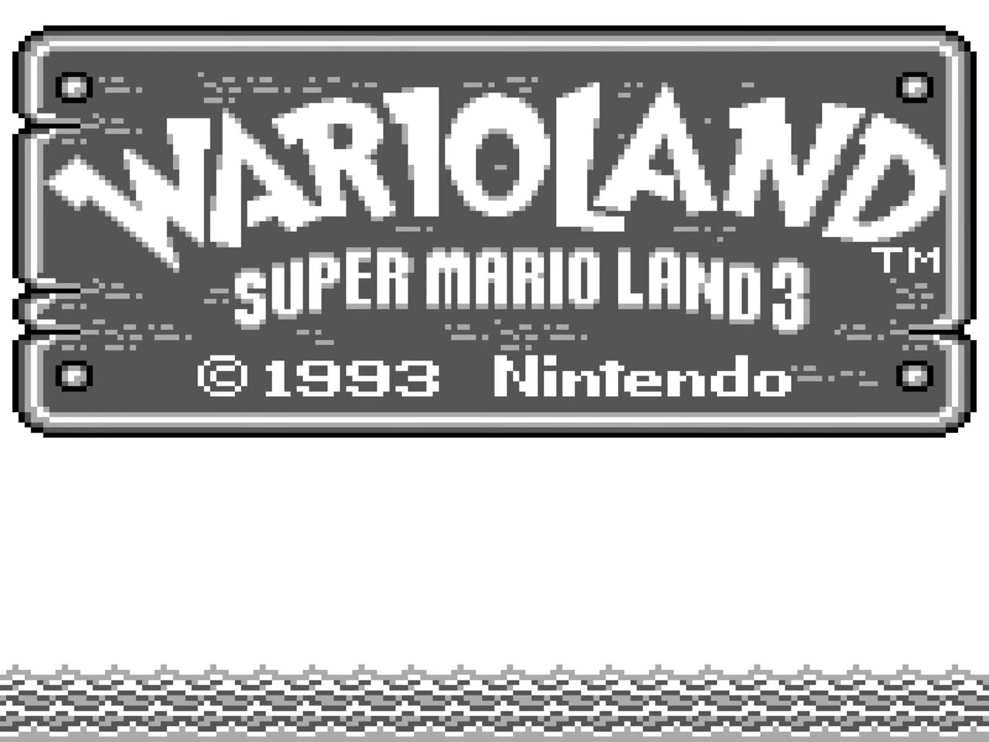 Wario Land: Super Mario Land 3 - Nintendo