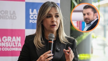 Vicky Dávila y Gabriel Gilinski - crédito Catalina Olaya/Colprensa/@cielo_rusinque/X