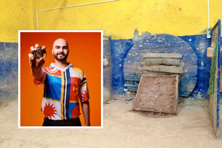 El objetivo de Daniel Lozano es que el tejo se convierta en un deporte olímpico - crédito Montaje Infobae (@elmandeltejo/Instagram/Colprensa)