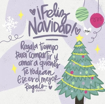 Tarjetas de Navidad para dedicar