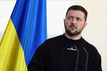 El presidente ucraniano, Volodimir Zelensky,