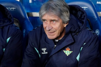 El entrenador del Betis, Manuel