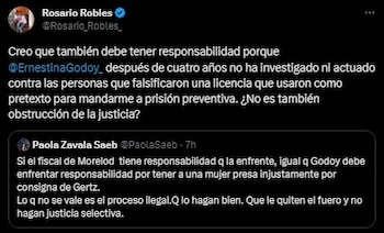 Rosario Robles escribió sobre Ernestina