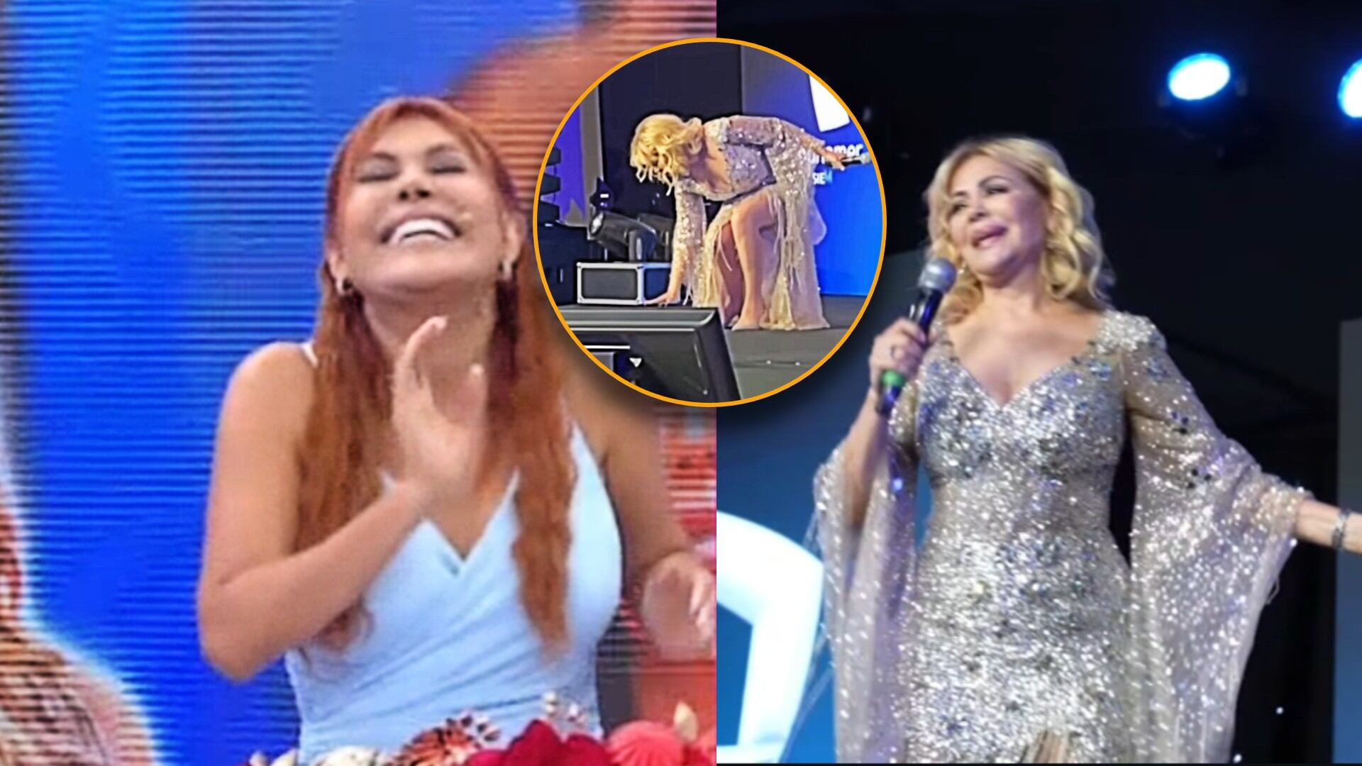 Magaly Medina ridiculiza vestuario de Gisela Valcárcel: “De los 80, qué antigua y disforzada se veía con ese vestido de brillos”