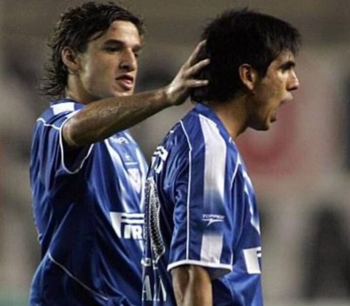 Ariel Broggi y Leandro Gracián, ambos exjugadores campeones del Vélez Sarsfield del 2005, de la mano de Miguel Ángel Russo.