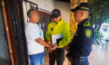 Cinco personas fueron capturadas en medio del operativo- crédito @DirectorPolicia/X