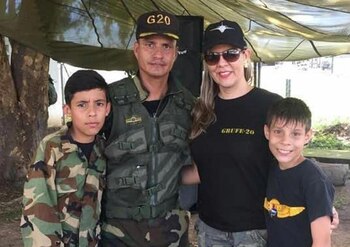 Ruperto Molina junto a su