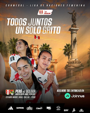 Perú recibe a Bolivia en un duelo decisivo por la Liga de Naciones Femenina 2026.