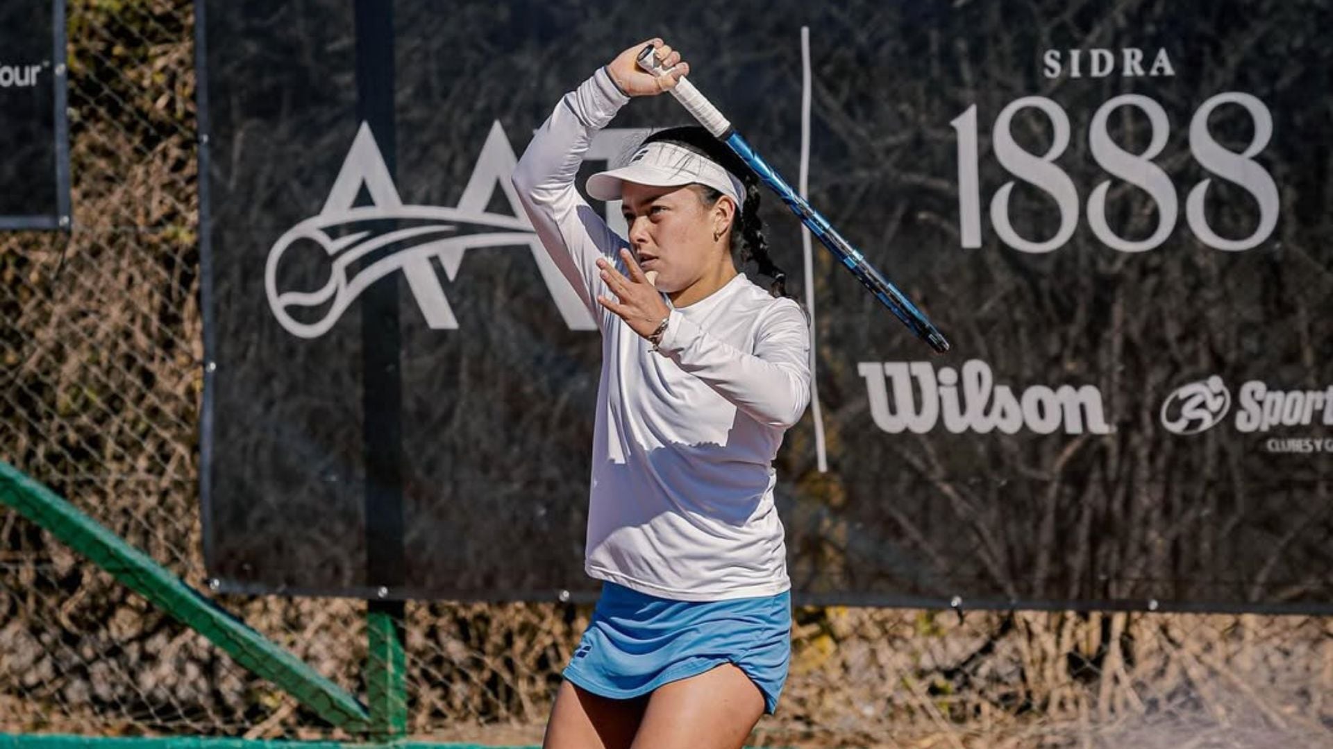 Lucciana Pérez inicia de forma arrolladora en el Challenger de San Gregorio II. Crédito: Instagram Lucciana Pérez.