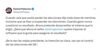 Este fue el mensaje del