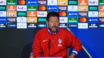Diego Pablo Simeone: "Estoy pensando en el equipo, no en los árbitros"
