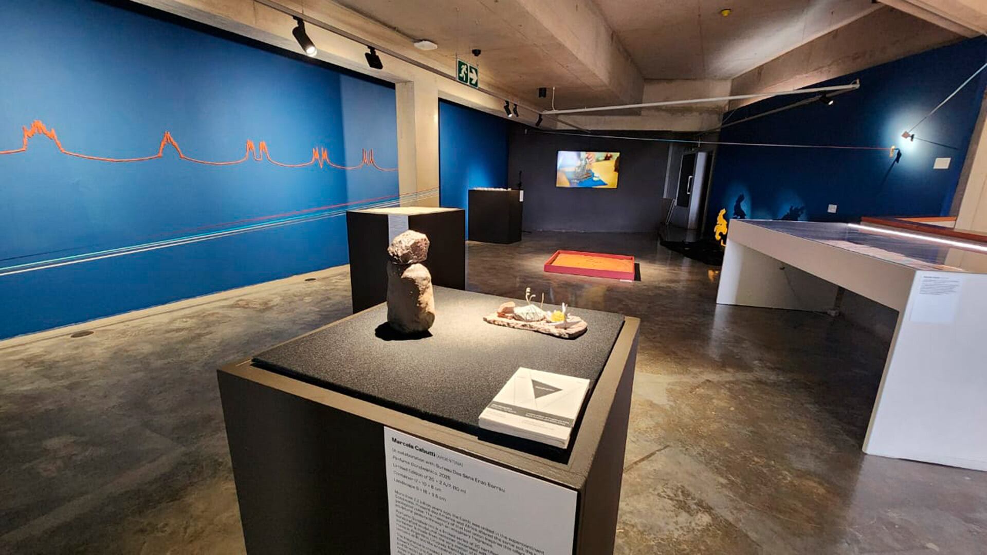 La muestra se presenta en el Origins Centre de la Universidad de Witwatersrand en Johannesburgo, Sudáfrica