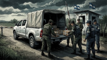 Las fuerzas de seguridad decomisan 154 kilos de cocaína ocultos en una camioneta interceptada en frontera de Honduras con Nicaragua