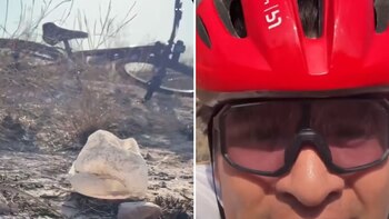 Mientras se resguardaba pecho tierra,