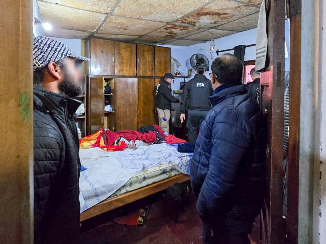 Uno de los allanamientos que hizo la PSA