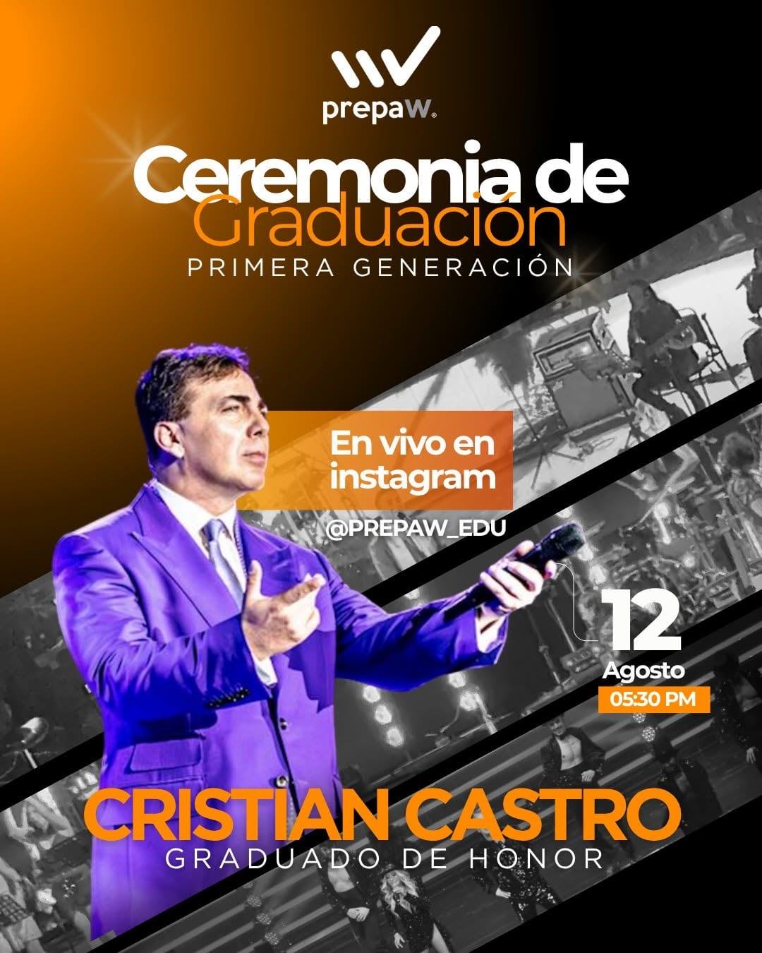 El famoso se graduará este 12 de agosto (Facebook)