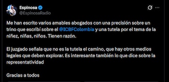 Jorge Espinosa - crédito @EspinosaRadio/X