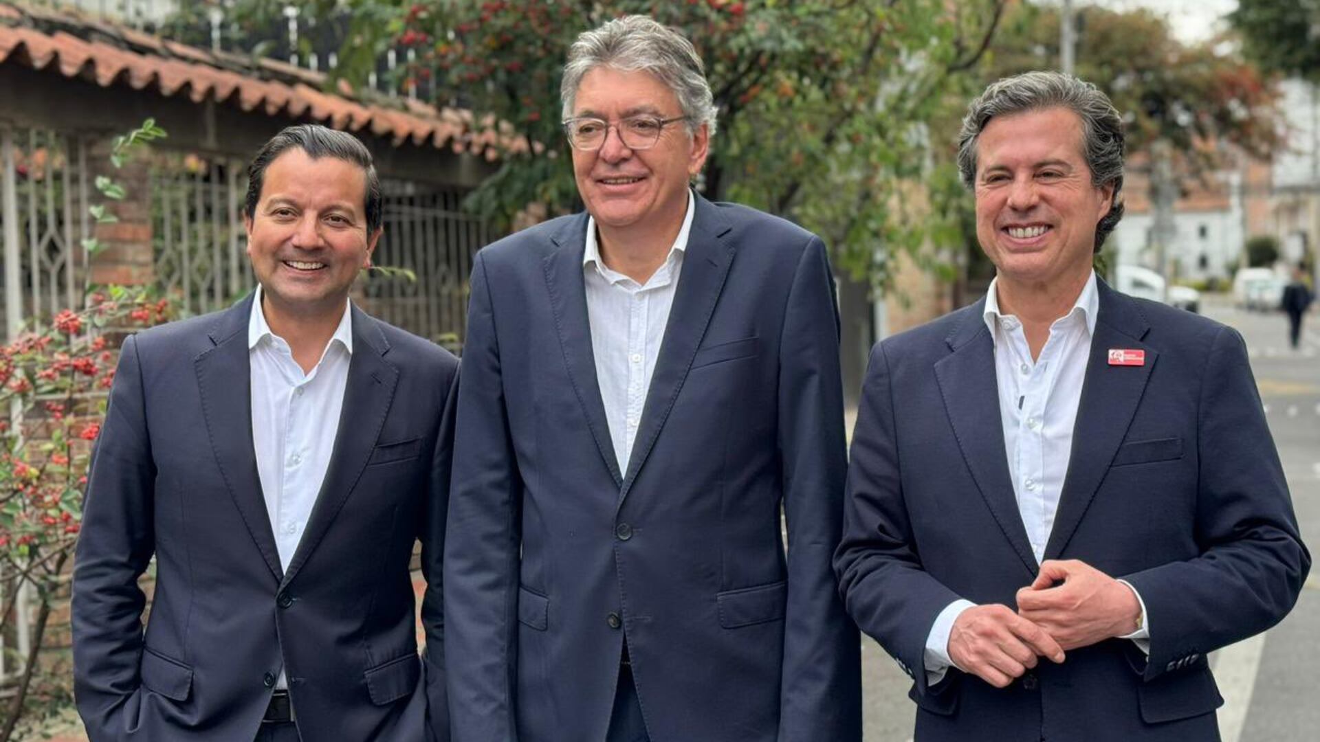 Los precandidatos Luna, Cárdenas y Galán se presentan como una alternativa seria a la división política actual - crédito @lunadavid/X