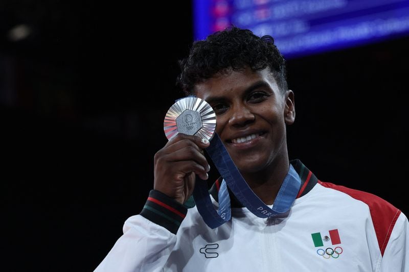 Prisca Awiti reacciona a su medalla de plata obtenida en los Juegos Centroamericanos y del Caribe 2026