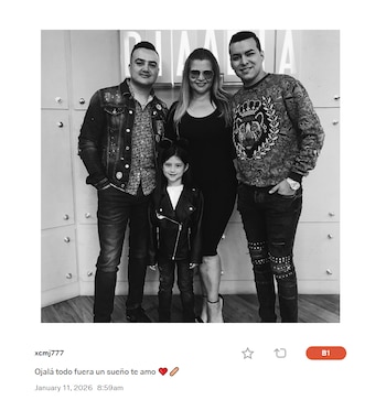 Camila Jiménez compartió una foto