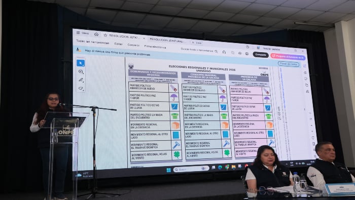 ONPE aprueba 6 diseños definitivos para las cédulas de las Elecciones Regionales y Municipales