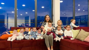 Una pareja tiene once hijos