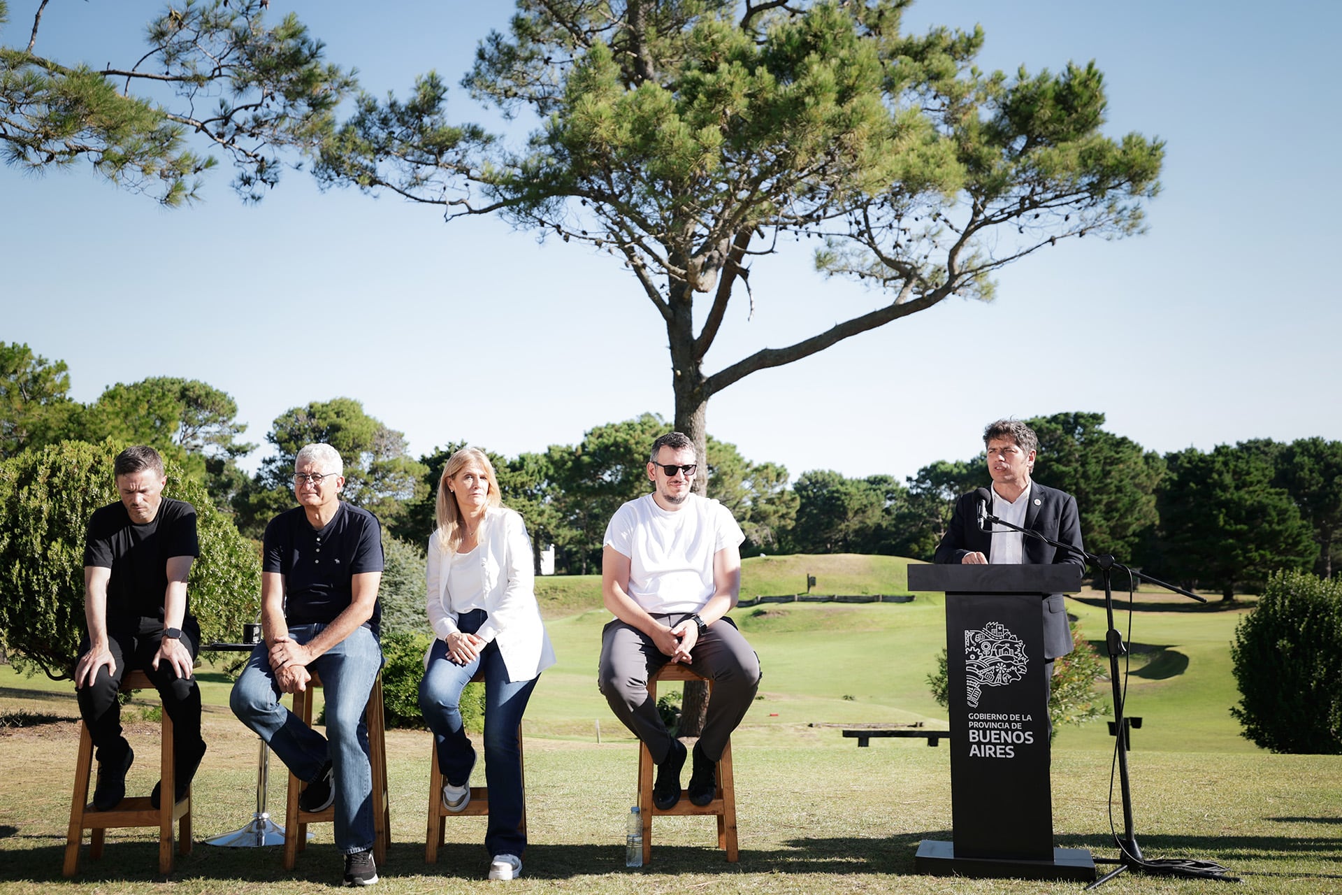 Axel Kicillof en Villa Gesell