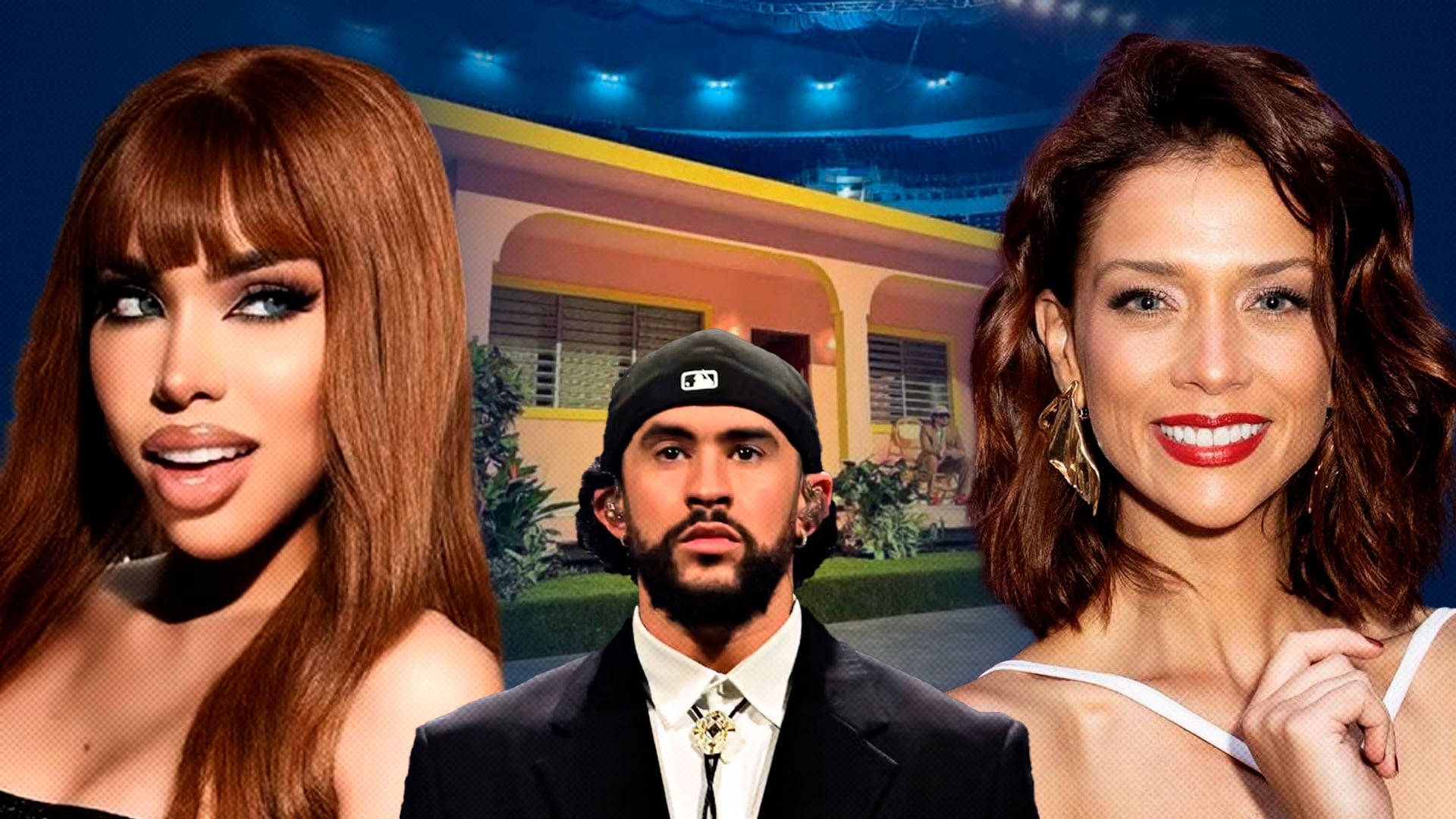 Yeri Mua rompe el silencio y habla de la situación con Carolina Miranda en concierto de Bad Bunny