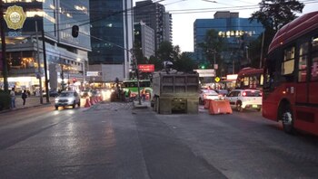 Reportan reducción de carriles a