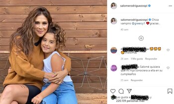 Salomé Rodríguez con Greeicy. Foto: