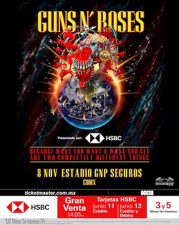 Guns N’ Roses regresa a México - 2025