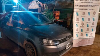 El auto secuestrado por la