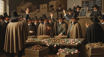 La tulipomanía convirtió a los