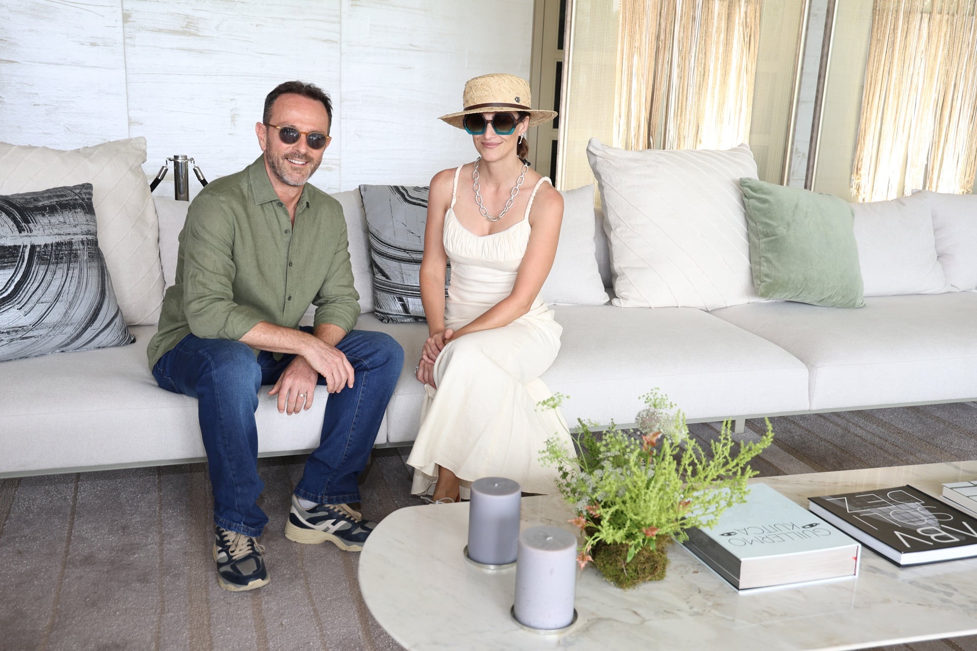 Mónica Antonópulos y Javier Vilamowski, uno de los desarrolladores de Decó Polo