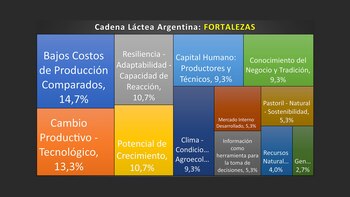 Fortalezas del sector lácteo. (OCLA)