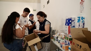 La ciudad de Málaga recoge más de cuatro toneladas de material sanitario para los damnificados en Venezuela