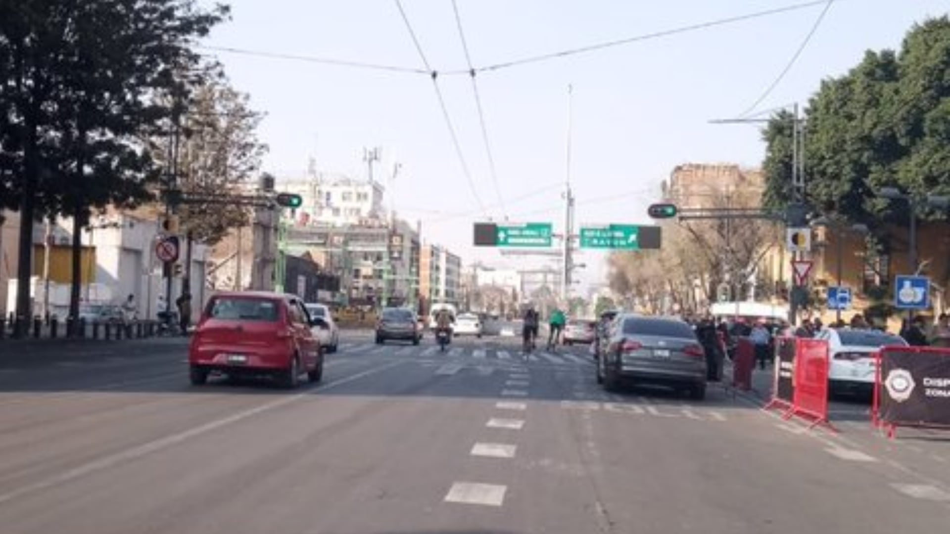 Así luce la CDMX cuando se aplican las restricciones a la circulación. Foto: OVIAL