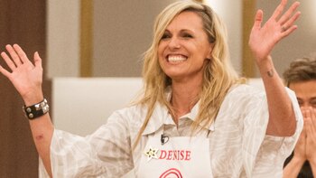 La alegría de Denise Dumas al ser la primera semifinalista de Masterchef Celebrity 3