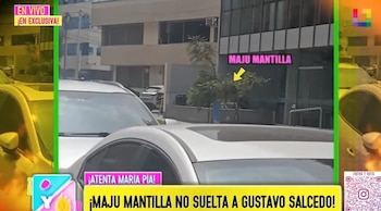 Maju Mantilla bajo presión mediática tras polémicas declaraciones sobre su relación con Gustavo Salcedo. Captura: Willax.