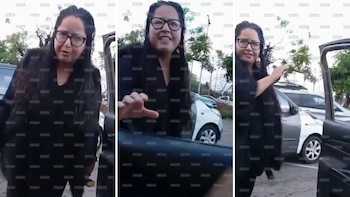 La mujer presuntamente exigía dinero en efectivo luego de un choque ocurrido cerca de La Raza.
