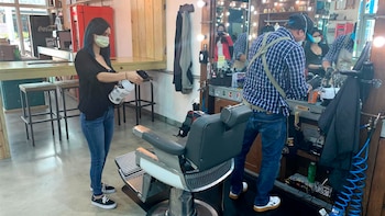 Peluquería en Miami.