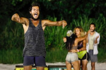 Los integrantes de ambas tribus