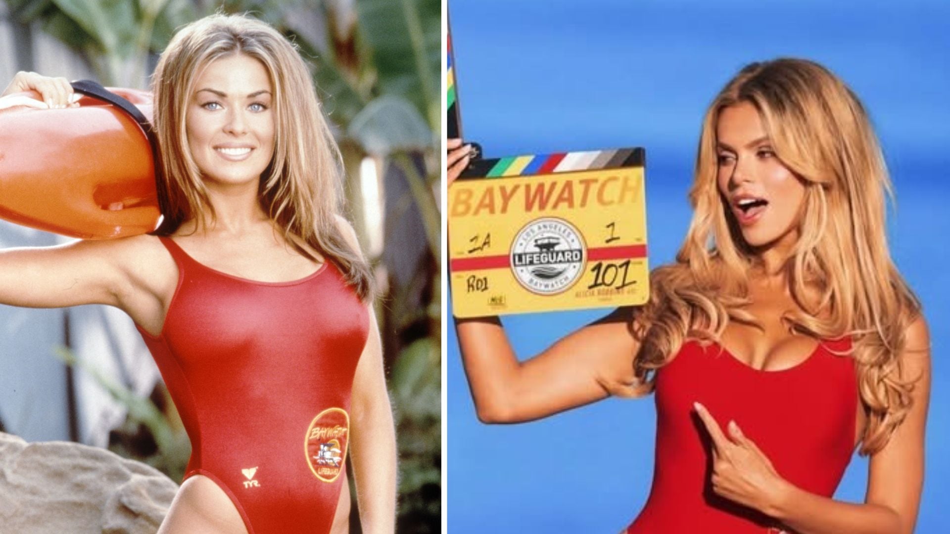 Brooks Nader aseguró que conocer a Carmen Electra fue un momento “muy especial” porque considera que la actriz es un ícono de la franquicia. (Composición/Shutterstock/FOX)