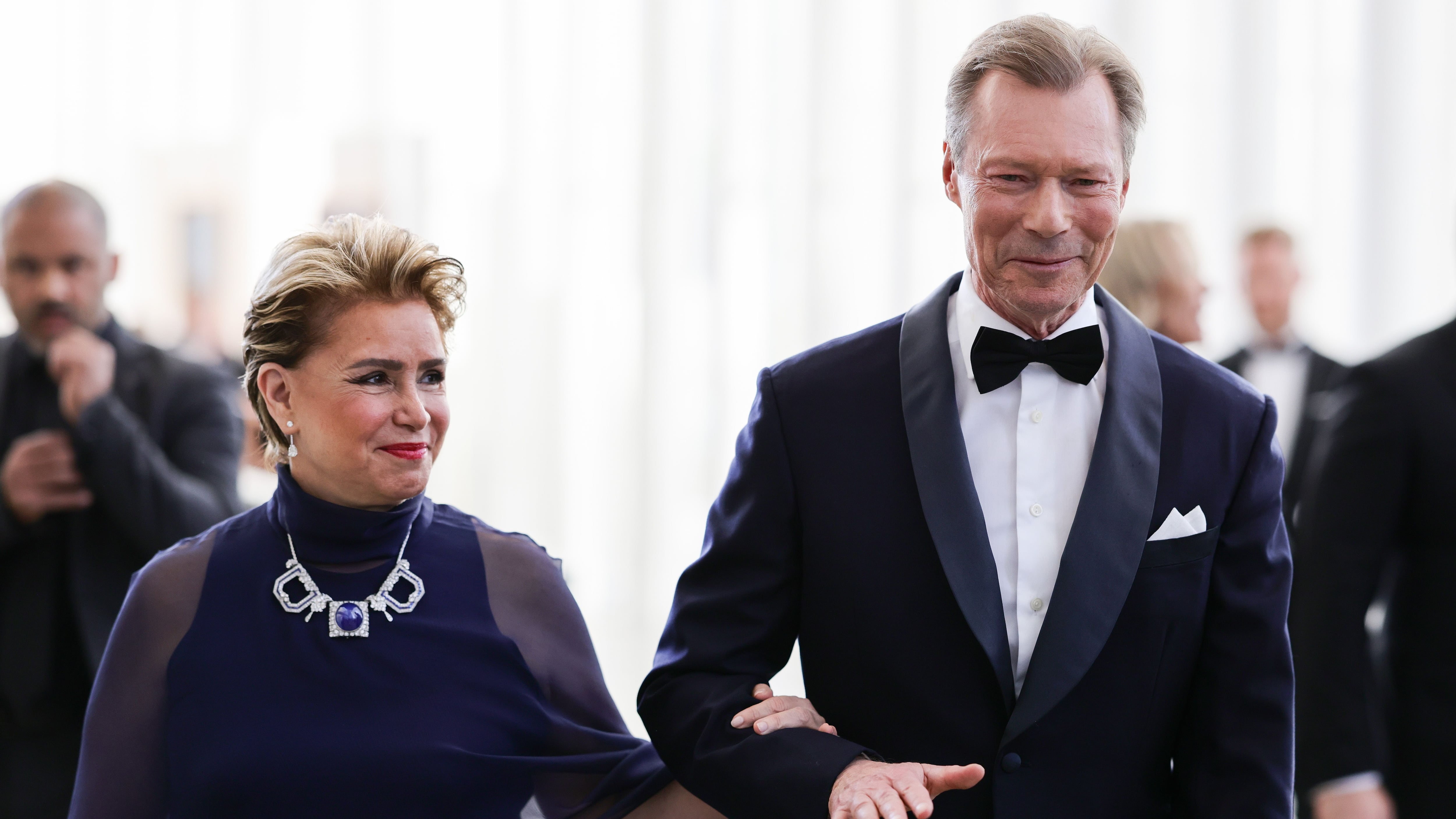 María Teresa, Gran Duquesa de Luxemburgo y Enrique, Gran Duque de Luxemburgo asisten al Premio Cultural Europeo 2024 en la Filarmónica de Luxemburgo el 7 de junio de 2024 en Luxemburgo. (IMAGEN DE ARCHIVO).
